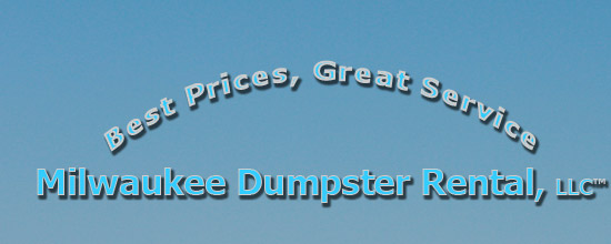 Milwaukee Dumpster Rental - Best Prices, Great Service graphic logo