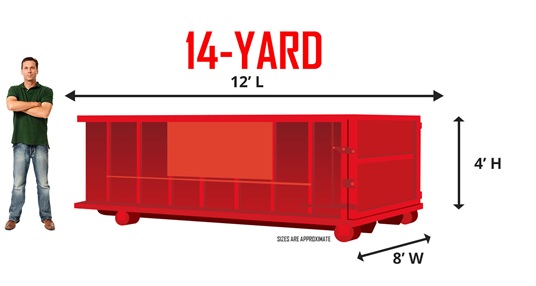 14 yard specialty dumpster