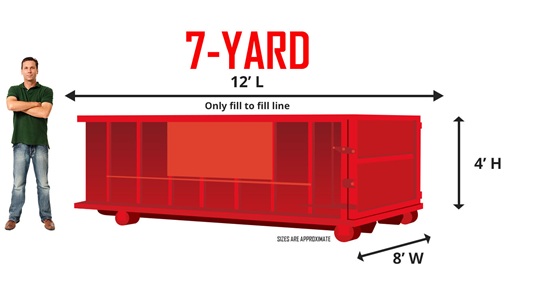 7 yard specialty dumpster