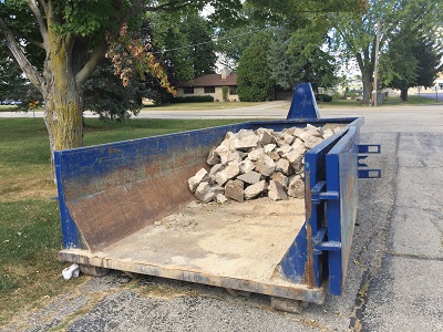 Kenosha Concrete Rental Dumpster