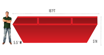 15 yard lugger dumpster for sale