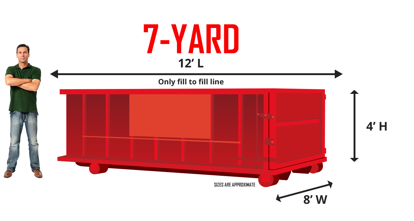 7 yard specialty dumpster