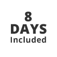 8 Days Included Badge